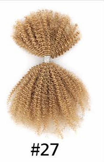 Handmade Human Hair Loc Extensions | #27 Blonde Interlocs (50 loc bundle)