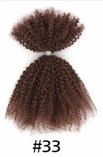 Handmade Human Hair Loc Extensions | #33 Dark Auburn / Red-Brown Interlocs (50 loc bundle)