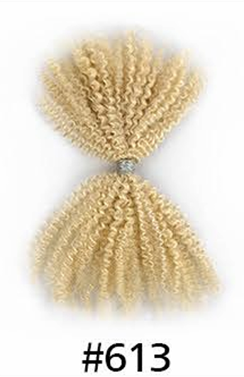 Handmade Human Hair Loc Extensions | #613 Light Blonde Interlocs (50 loc bundle)