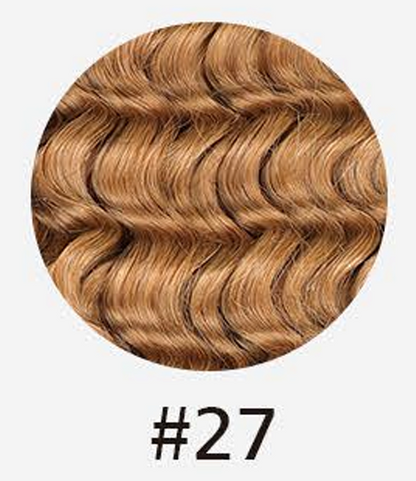 Handmade Human Hair Loc Extensions | #27 Blonde Interlocs (50 loc bundle)