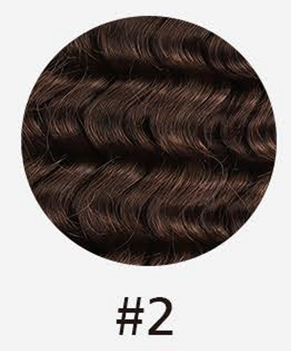 Handmade Human Hair Loc Extensions | #2 Dark Brown Interlocs (50 loc bundle)