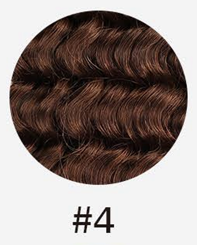 Handmade Human Hair Loc Extensions | #4 Deep Brown Interlocs (50 loc bundle)
