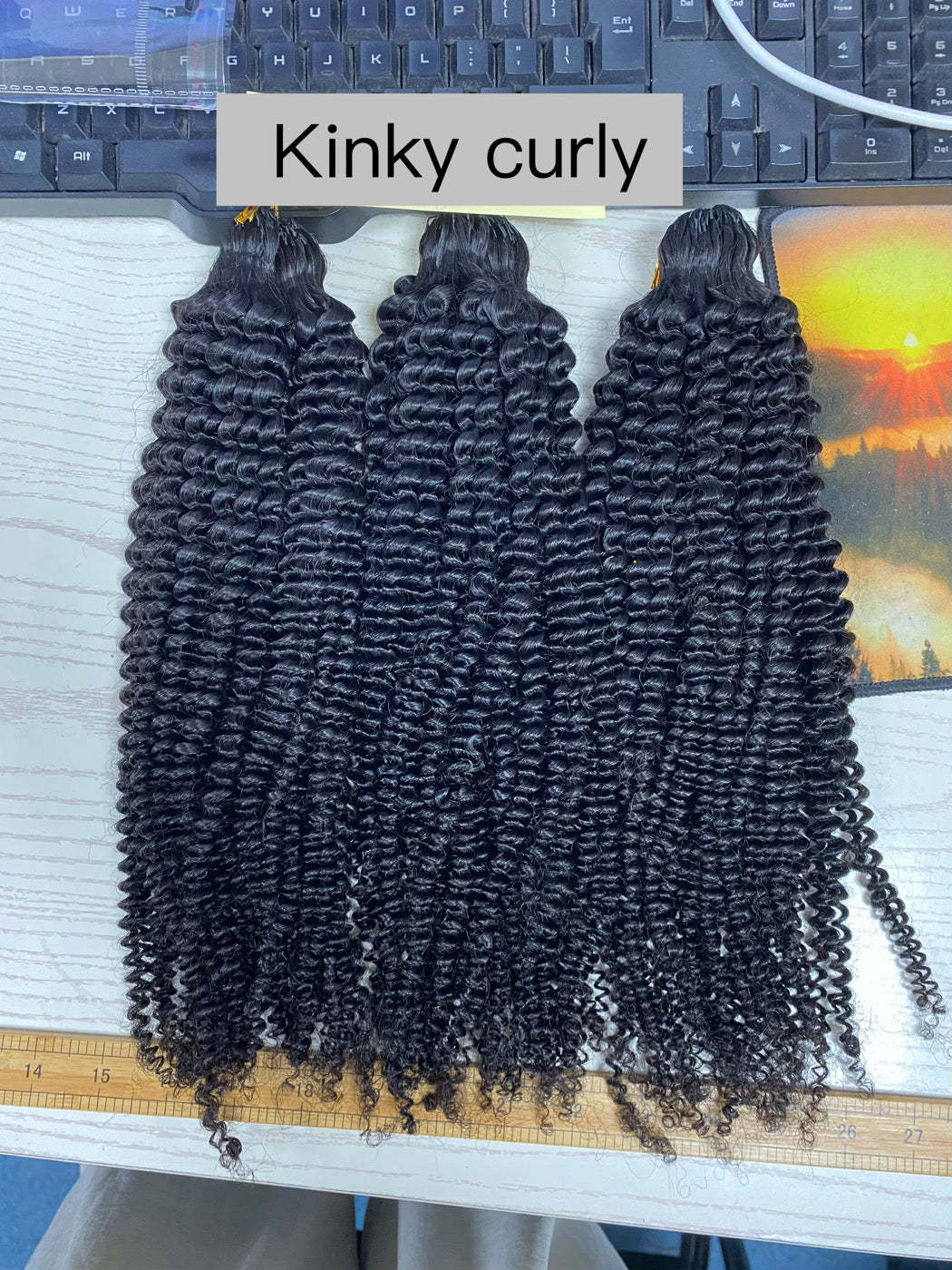 Kinky Curly Feather Extensions